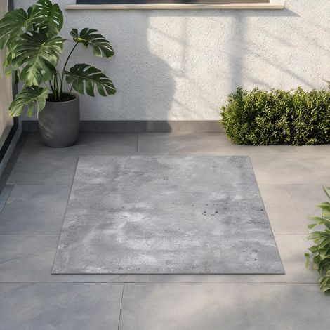 Sol vinyle à clic aspect béton lames 61 x 30,5 cm gris ardoise 6 (1/5)