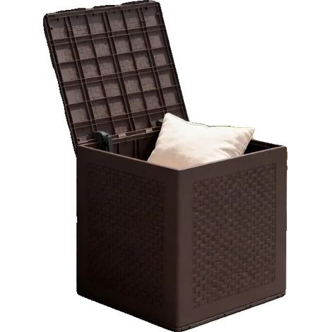 Caja de almacenamiento, 55 x 53 x 57 cm, polipropileno, resistente, apilable, 5,2 kg (1/5)