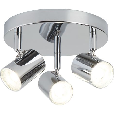 Searchlight Rollo - Projecteur LED 3 Lumières Intégré Chrome (1/5)