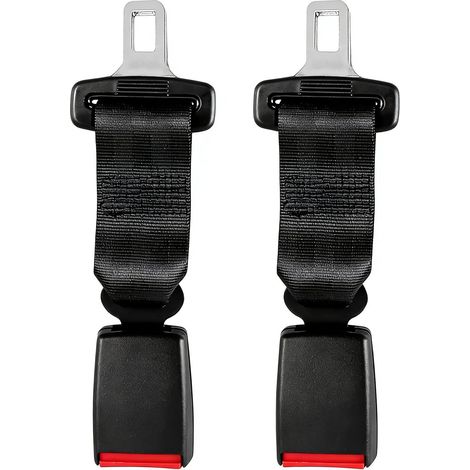 Universal-Accessoires, Schwarz, Metallschnalle, 2er-Set