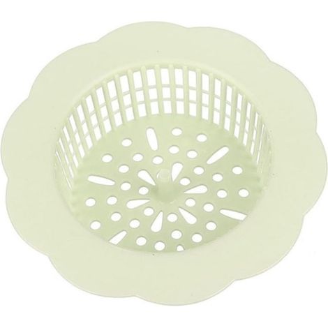 Blütenförmiger Abflussfilter – Kunststoff – Grün – 10,6 x 3 cm (1/5)