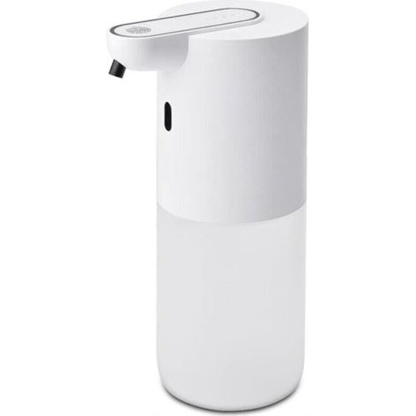 Distributeur de savon automatique – Distributeur de savon sensoriel à 4 niveaux, 1 rechargeable par USB, support mural de 400 ml