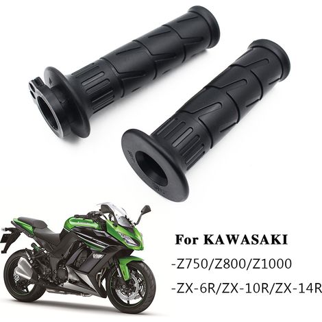 Compatible with the grips and handlebar grip covers of Kawasaki ZX-6R, ZX-7R, ZX-9R, ZX-10R, ZX-12R and ZX-14R models