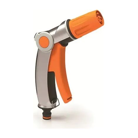 Pistola de riego 3 jets metalizada