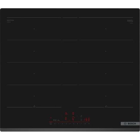 Inducción de mesa 60cm - BOSCH SER6 - PXY63KHC1E Negro - 4 zonas - Home Connect