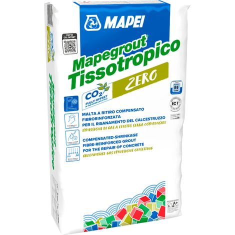 Malta strutturale ripristino calcestruzzo mapegrout tissotropico zero sacco 25kg