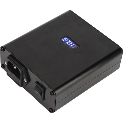 Mini alimentation numérique LED pour machine à tatouer, transformateur pour machine à tatouer, régulateur de tension (norme européenne) (1/5)