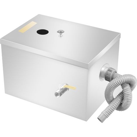 Séparateur de graisse inox 18L, dispositif d'arrêt automatique, filtration 4 étages, facile à nettoyer - Pour huile minérale, végétale, animale (1/5)