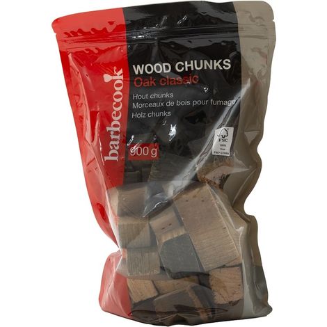 Chunk bois de fumage Barbecook 900 g - Chêne