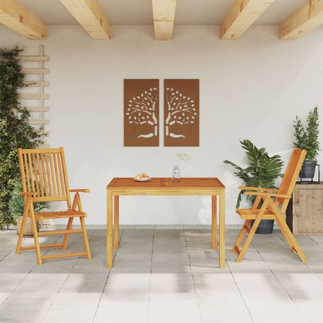 Garden Dining Set  Acacia wood  Solid Acacia wood with an oil finish vidaXL (1/5)