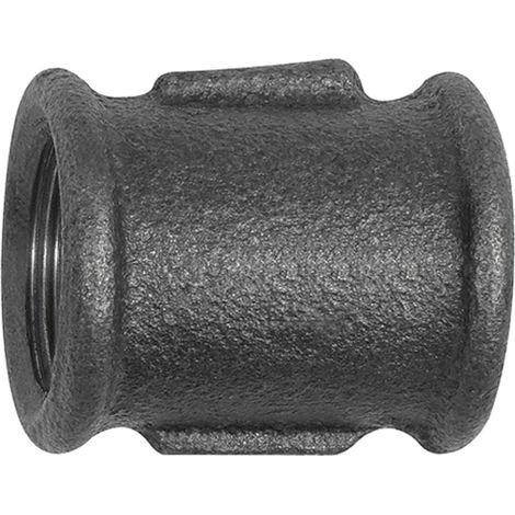 Riegler Muffe 270, Rp 1/2 i., Rp 1/2 i., Temperguss schwarz (1/2)