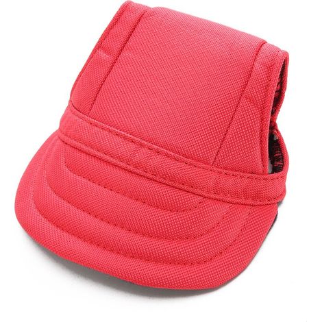 Stylische Baseballkappe für Hunde, Größe L, rot, für einen sportlichen und lässigen Look (1/5)