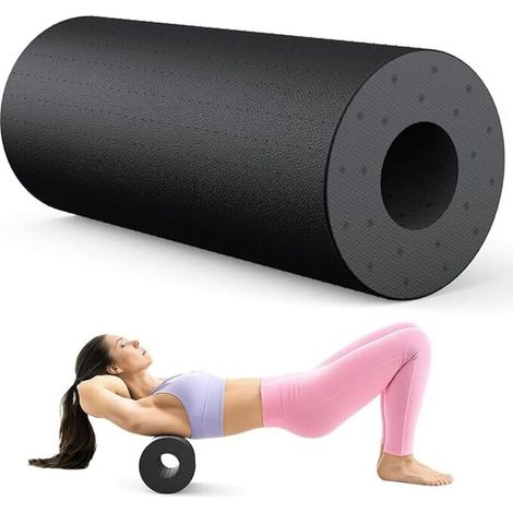 Rouleau de Massage 29 x 15 cm, Foam Roller Léger 130 g pour Dos, Jambes, Trigger Points, Idéal pour Pilates, Yoga, Fitness et Récupération Musculaire