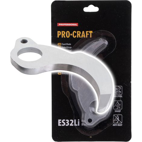 Procraft ES32Li Fixed Blade Hoja inferior de repuesto para tijeras de podar a batería ES32Li