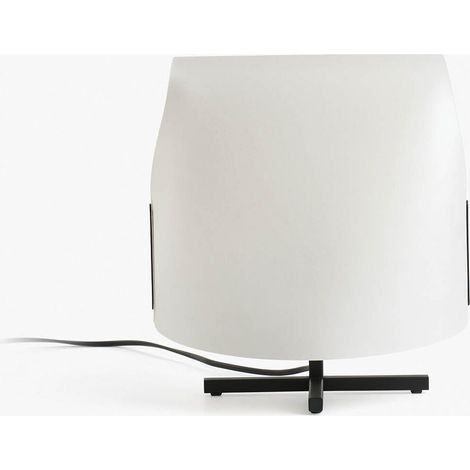 Faro Luang Pequeña lámpara de mesa negra y beige (1/2)
