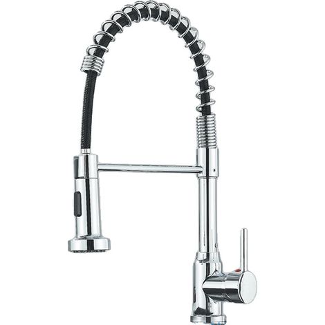 Grifo de cocina, giratorio 360 grados, monomando, cromado B (1/2)