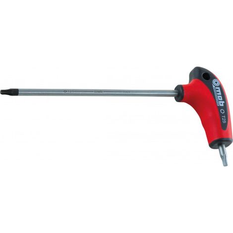 Clé mâle Torx® en T – Acier Silicium S2 forgé – Poignée bimatière – MOB