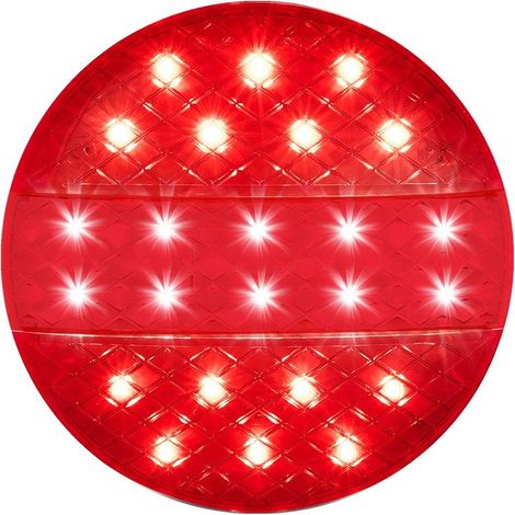 Fanale posteriore 1224v 3 funzioni 140mm stf led (1/5)