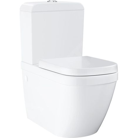 GROHE Euro Ceramic Cuvette WC à poser avec PureGuard Blanc alpin 3946200H