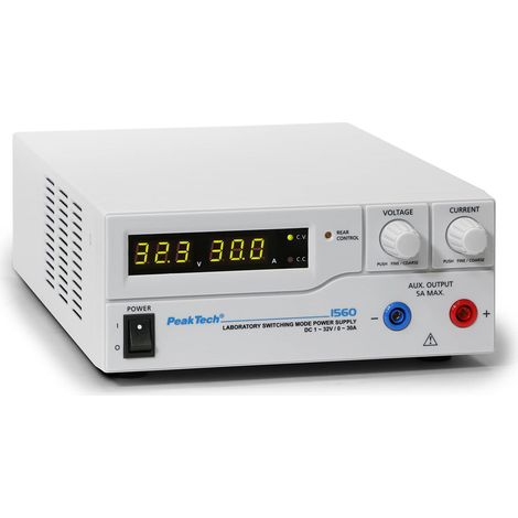 Alimentatore da laboratorio PeakTech p 1560 1-32 V 30 A (1/4)