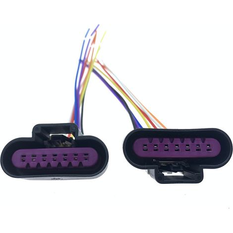 Connecteurs de faisceau de bobine d'allumage haute tension compatibles avec les modèles Chevrolet Cruze, Epica, Aveo et Excelle -- JB1409-7P