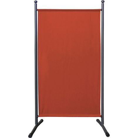 Paravent Outdoor Wetterfest 180 x 78 cm Rotorange Raumteiler Stellwand Innen Garten & Balkon Sichtschutz Blickdicht (1/4)