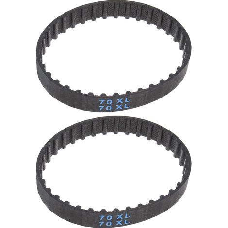 2 courroies de distribution en caoutchouc pour rabots, à boucle fermée, 35 dents, compatibles avec BlackDecker BD710, BD720, KW710, KW711 et DN710 (1/5)