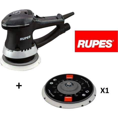RUPES ER05TE LEVIGATRICI LEVIGATRICE ROTORBITALE + 1 PLATORELLO RICAMBIO 450 W (1/4)