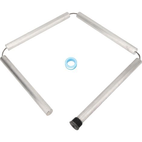 Tige d'anode en magnésium robuste et sûre de 43 pouces pour chauffe-eau, compatible avec raccord fileté NPT 3/4 pouces (1/5)