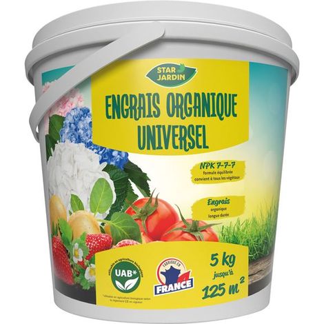 Engrais Complet Universel Uab 777 En Seau De 5 Kg - Star Jardin