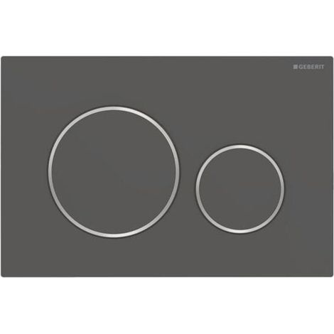 Sigma 20 Round Betätigungsplatte 115882141 Platte und Tasten schwarz matt lackiert