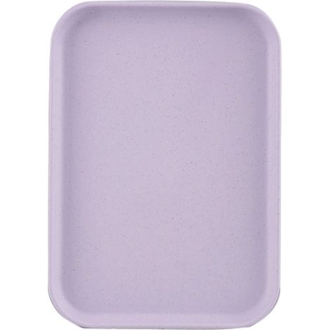 Plateau de service de cuisine, plateau rectangulaire en paille de blé de style nordique (1/4)