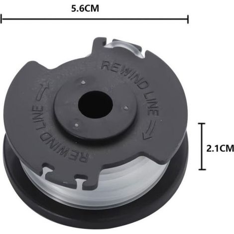 Bobines de rechange - - Bosch ART 23/26, F016800569 - Nylon haute qualité - Ø 1,65 mm - Lot de 4 (1/5)