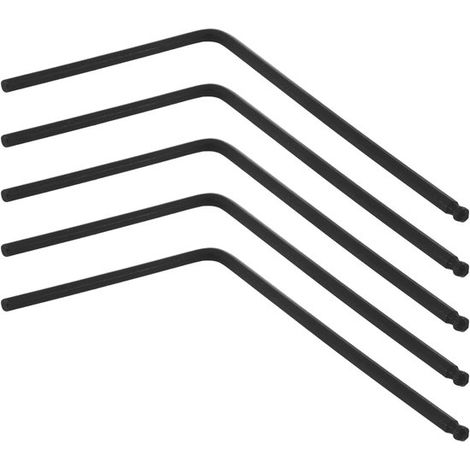 Llave Allen de 5 piezas para varilla de mástil de guitarra，para reparación de guitarras acústicas y eléctricas，ajuste de varilla de mástil (1/5)