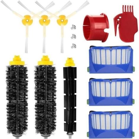 Kit Accessoires Remplacement pour IRobot Roomba 600 650 620 651 621 615 616 605 Filtre de pièces de rechange (1/4)