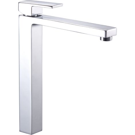 Ogomondo miscelatore rubinetto lavabo appoggio purple bocca alta cromo lucido confezione 1 (1/5)