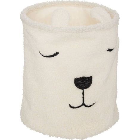 Panier de Rangement Enfant Bouclette 40cm Blanc (1/3)