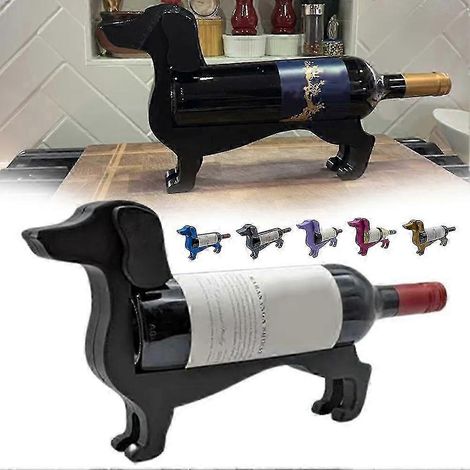 Support de Bouteille de Vin Tax métal Étagère Comptoir (1/4)