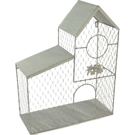 Gabbia casetta gardening grigio cm 40x51x17 (1/2)