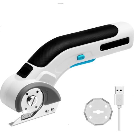 Electriques Coupe-carton 320 tr et min coupe-rouleau sans fil coupe-tout universelavec 2 lames auto-affûtantes et chargeur 4 v (1/4)