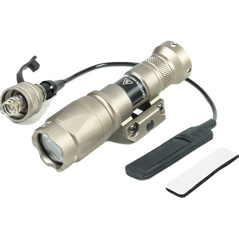 Torcia tattica a LED ad alta intensità, 500 lumen, modello DE-M300C LED (1/2)