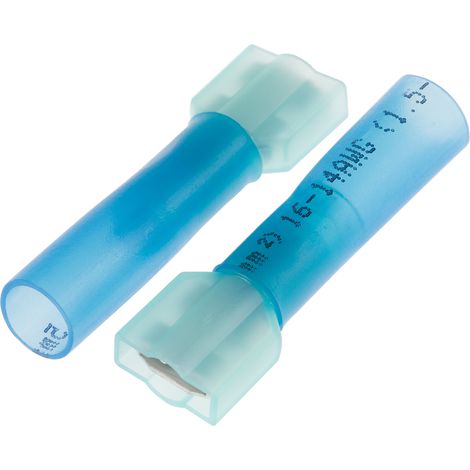 Cosse faston RS PRO, Isolé, Bleu