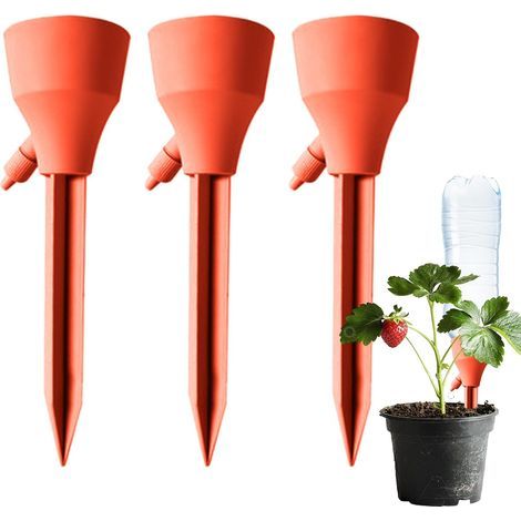 10 irrigatori a goccia, valvola di controllo, sistema di irrigazione a goccia, ABS, per giardino, balcone, casa (1/5)