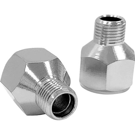 Adaptateur de tuyau d'air pour aérographe professionnel (2 pièces) G1/8 (1/2)