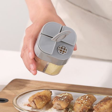 Pot À Épices - Couvercle À Basculer - Ensemble De 4 Récipients Hermétiques - Pour Cuisine Maison - 4 Pièces (1/5)