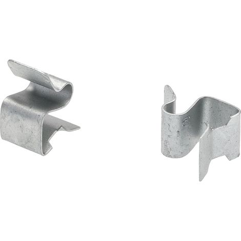 Clip pour rebord de poutre, RS PRO, Acier, Epaisseur de la bride 8 12 mm, Plage de diamètre de câble 6mm à 7mm ( Prix pour Paquet de 25 )
