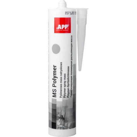 Mastic d'étanchéité - APP MS Polymer - Pulvérisable monocomposant - Reproduit texture usine - Protection humidité/gravillons