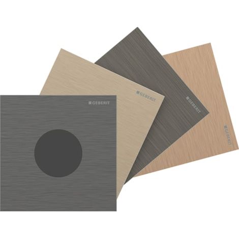 Geberit Typ 40 Abdeckplatte, rund, kundenspezifisches Finish (1/4)