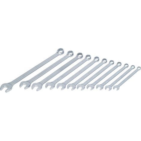 KS Tools - Jeu de 11 clés mixtes extra-longues - 517.1505