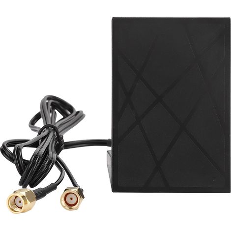 Antenne Wi-Fi double bande 2,4 GHz/5 GHz 8 dBi avec double connecteur RP-SMA pour routeur Asus Linksys (1/5)